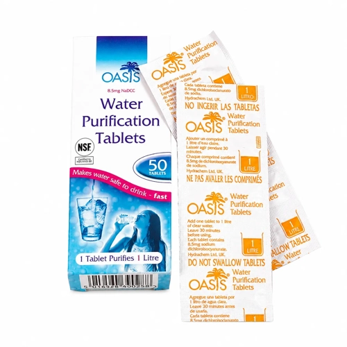 Oasis Water Purification Tablets – Camping & Survival